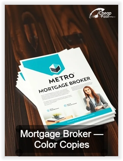 Mortgage Broker business card design sample