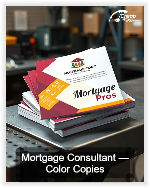 Mortgage Consultant business card design sample