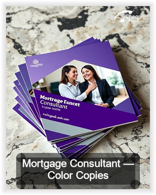 Mortgage Consultant business card design sample
