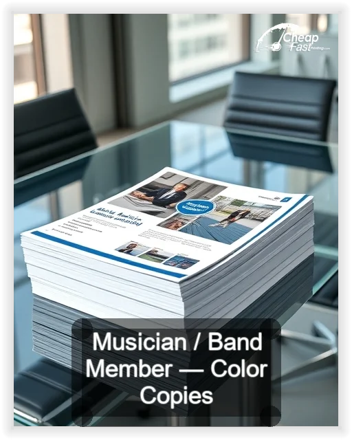 Musician Band Member business card design sample