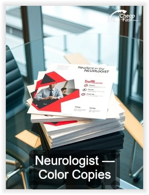 Neurologist business card design sample