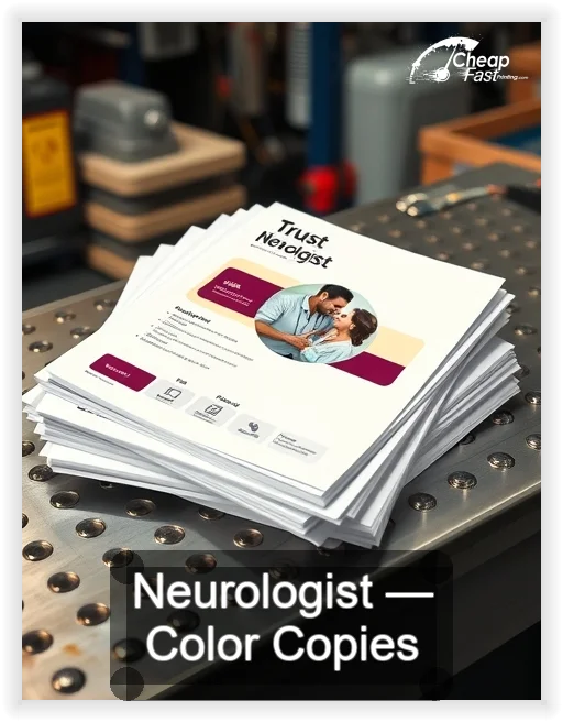 Neurologist business card design sample
