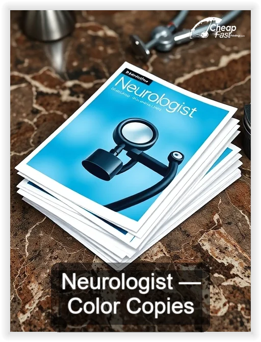 Neurologist business card design sample