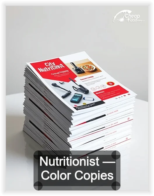 Nutritionist business card design sample