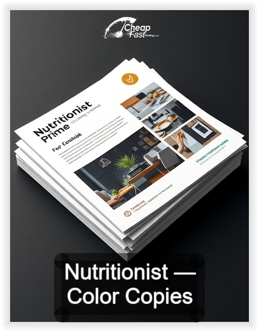 Nutritionist business card design sample