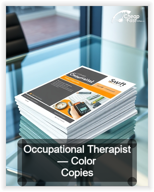 Occupational Therapist business card design sample