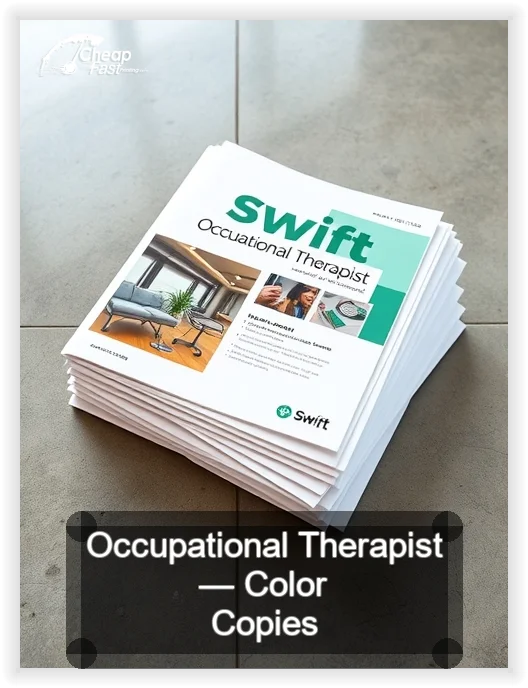 Occupational Therapist business card design sample