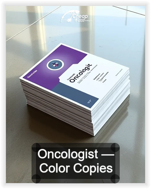 Oncologist business card design sample