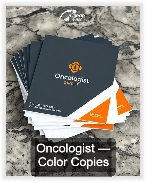 Oncologist business card design sample