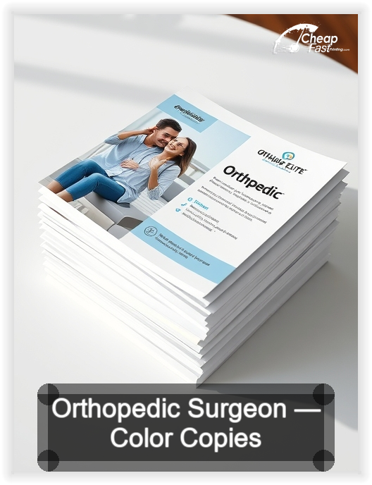 Orthopedic Surgeon business card design sample