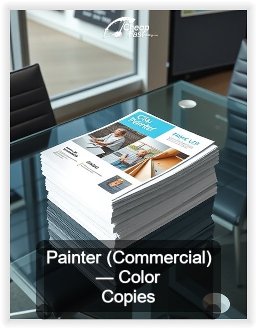 Painter Commercial business card design sample