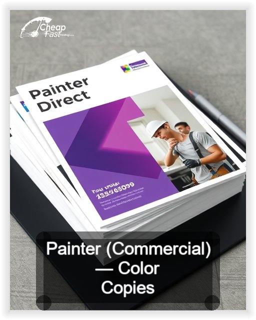 Painter Commercial business card design sample