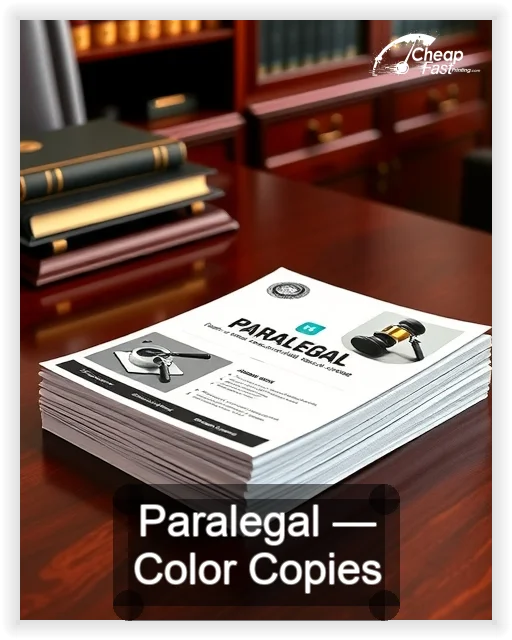 Paralegal business card design sample