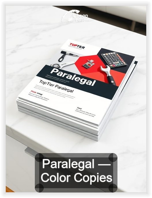 Paralegal business card design sample