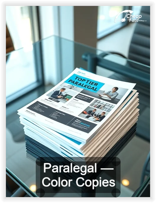 Paralegal business card design sample