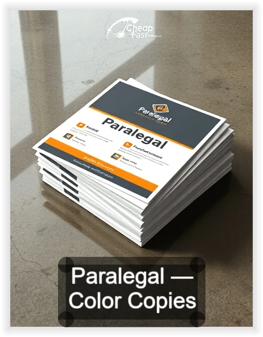 Paralegal business card design sample