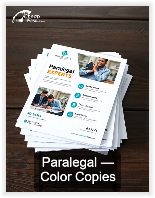 Paralegal business card design sample