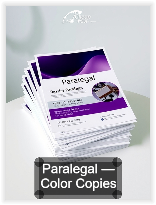 Paralegal business card design sample