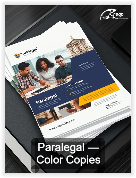 Paralegal business card design sample