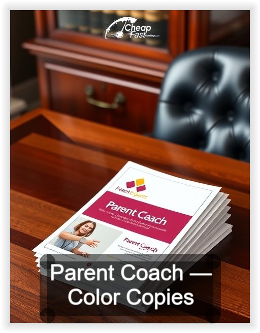 Parent Coach business card design sample