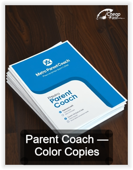 Parent Coach business card design sample