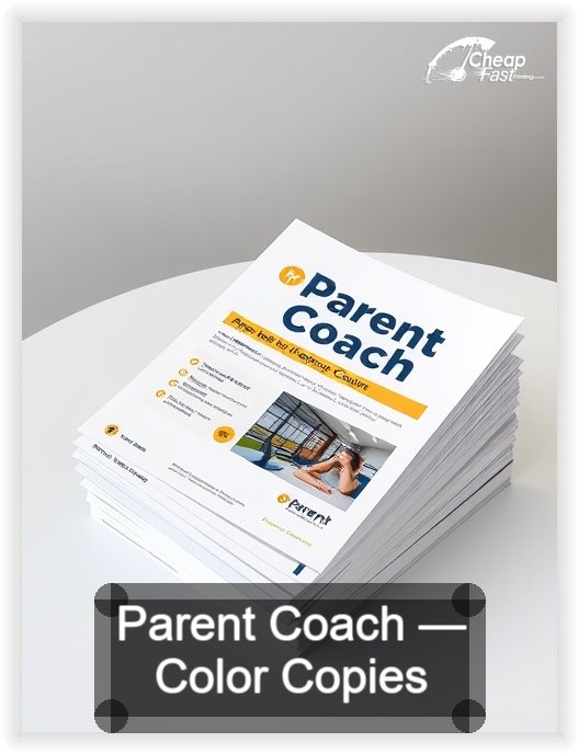 Parent Coach business card design sample