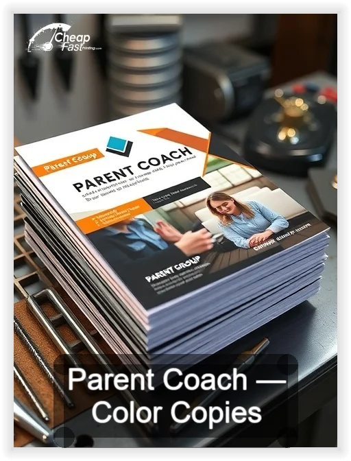 Parent Coach business card design sample