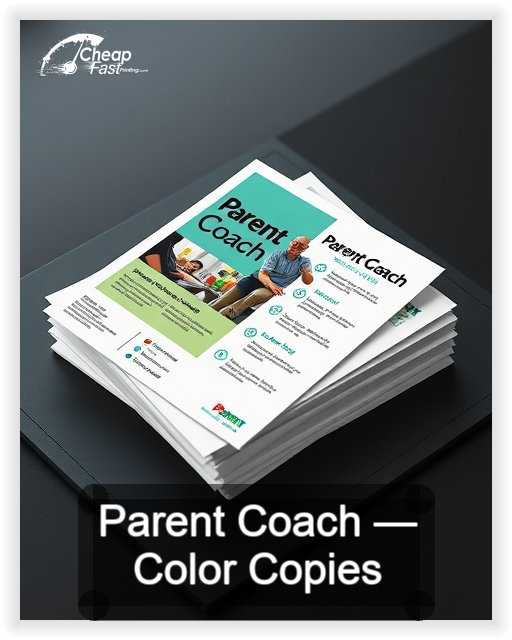 Parent Coach business card design sample
