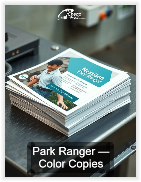 Park Ranger business card design sample