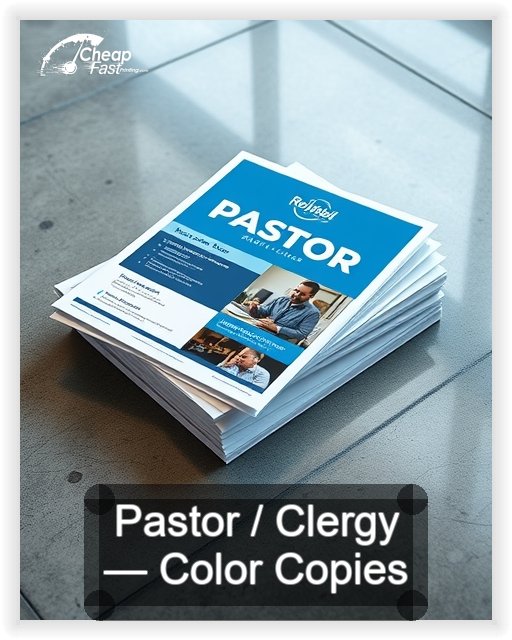 Pastor Clergy business card design sample