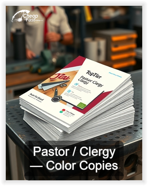 Pastor Clergy business card design sample