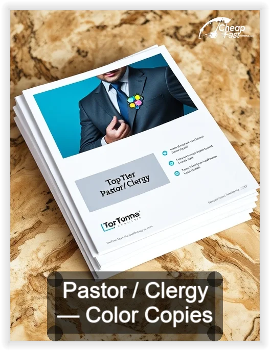 Pastor Clergy business card design sample