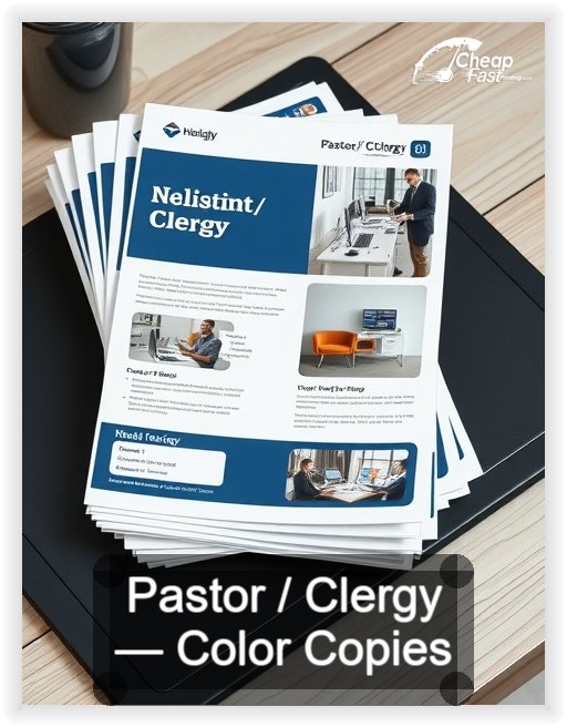 Pastor Clergy business card design sample
