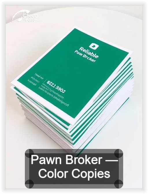 Pawn Broker business card design sample
