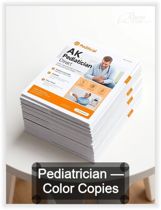 Pediatrician business card design sample