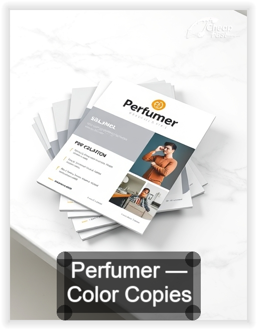 Perfumer business card design sample