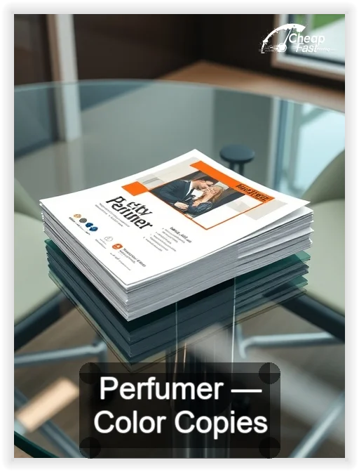 Perfumer business card design sample