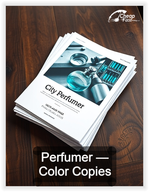 Perfumer business card design sample