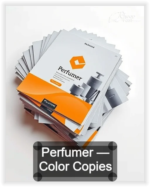 Perfumer business card design sample