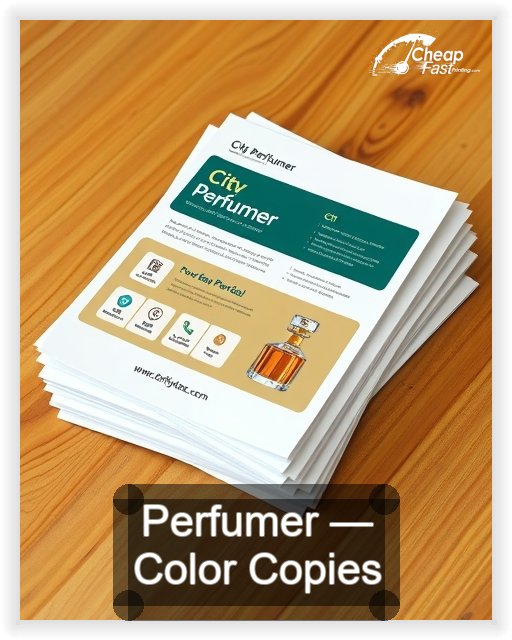 Perfumer business card design sample