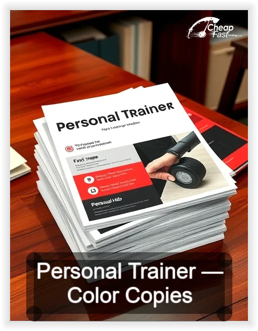 Personal Trainer business card design sample