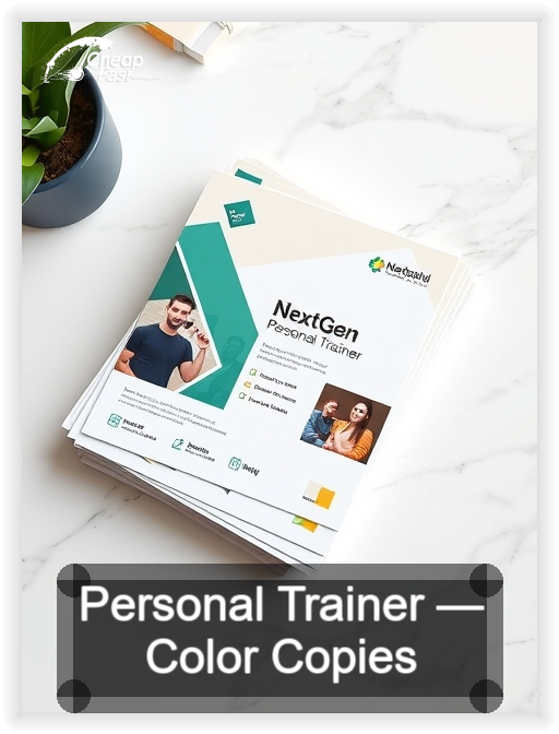 Personal Trainer business card design sample