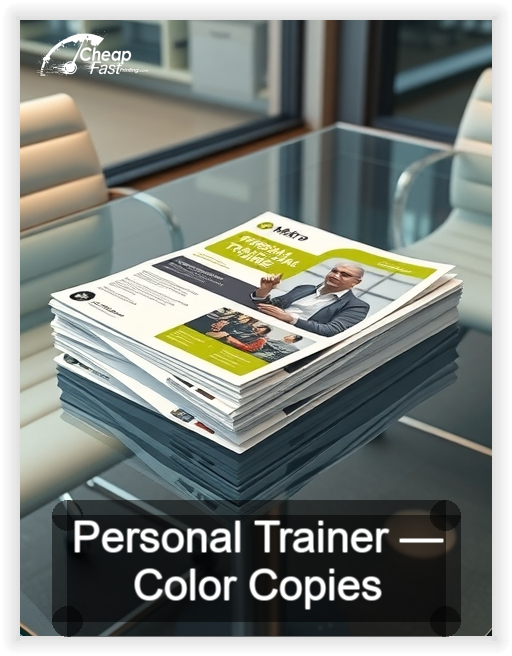 Personal Trainer business card design sample