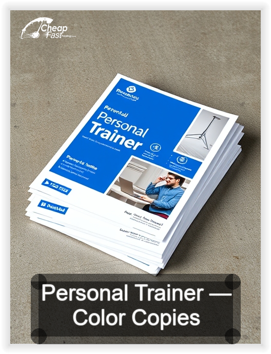 Personal Trainer business card design sample