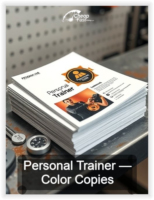 Personal Trainer business card design sample