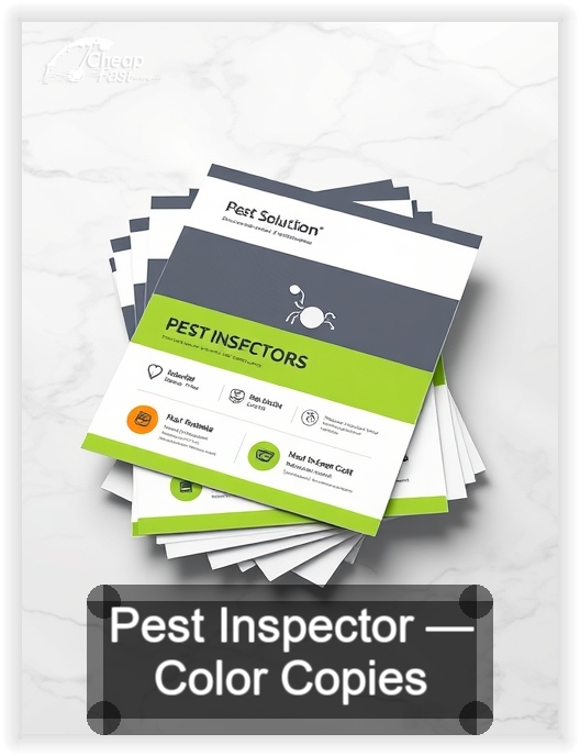 Pest Inspector business card design sample