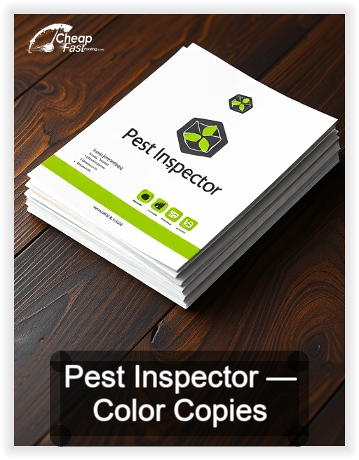 Pest Inspector business card design sample