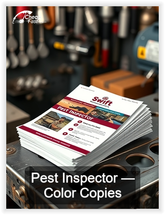 Pest Inspector business card design sample