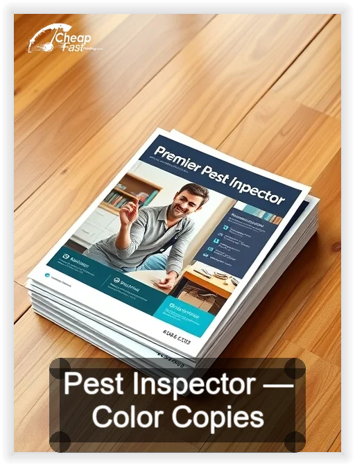 Pest Inspector business card design sample