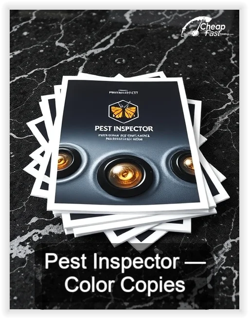 Pest Inspector business card design sample